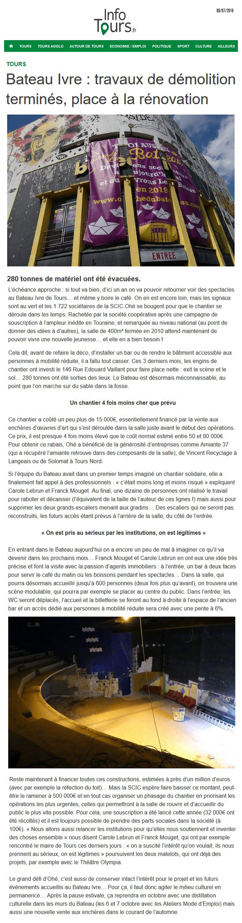 Info tours 09-07-2018