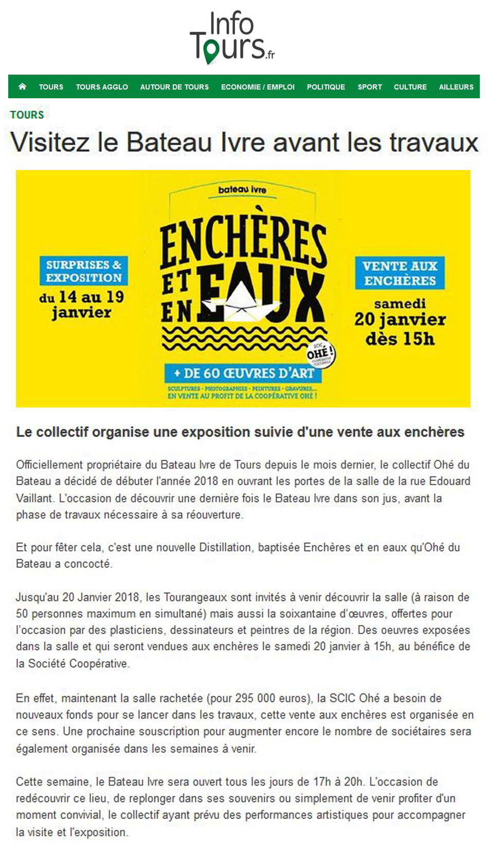 Info tours 15-01-18